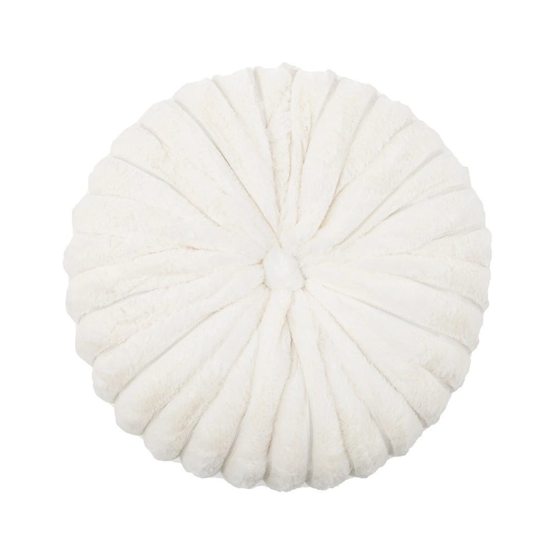 Coussin citrouille style japonais blanc