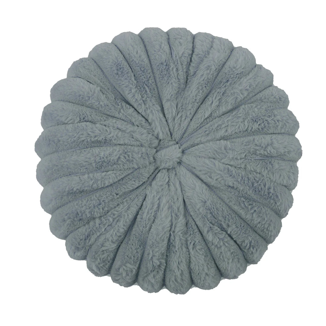 Coussin citrouille style japonais bleu