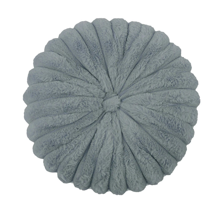 Coussin citrouille style japonais bleu