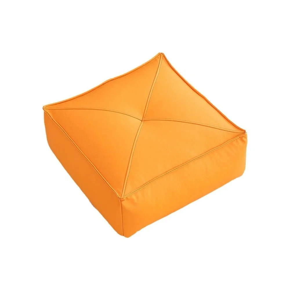 Coussin de Sol Japonais Carré orange