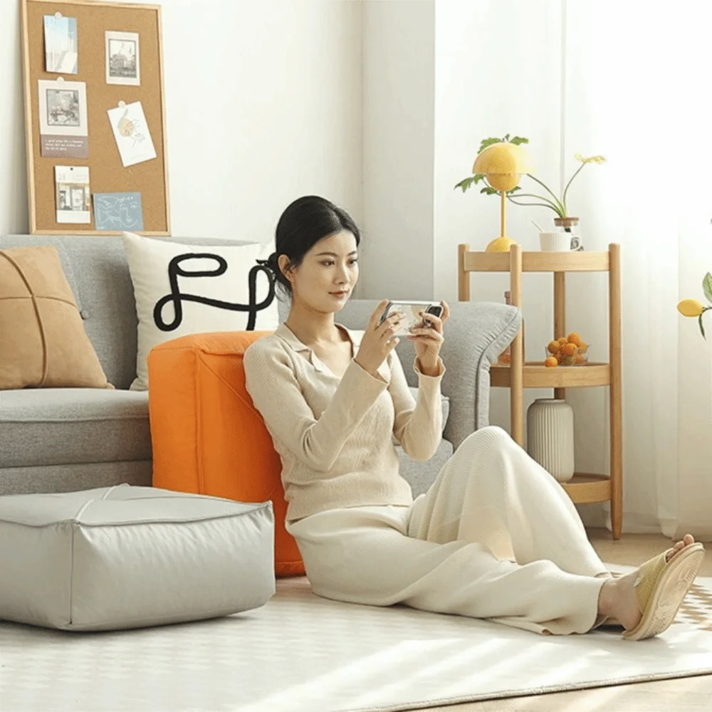 Coussin de Sol Japonais Carré tendance