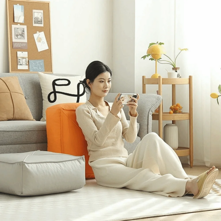 Coussin de Sol Japonais Carré tendance
