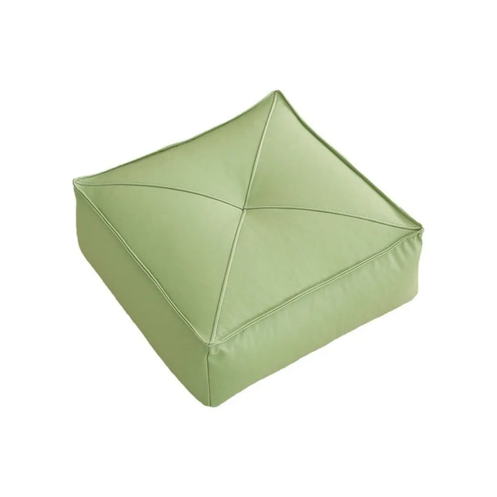 Coussin de Sol Japonais Carré vert