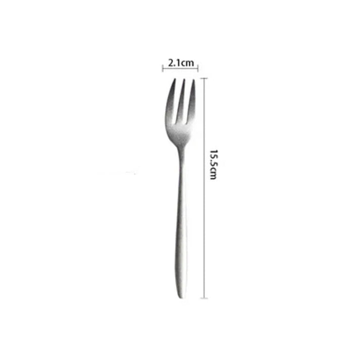 Couvert Japonais Original en Inox Petit Fourchette