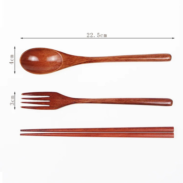 Couverts en Bois Epuré Elégant