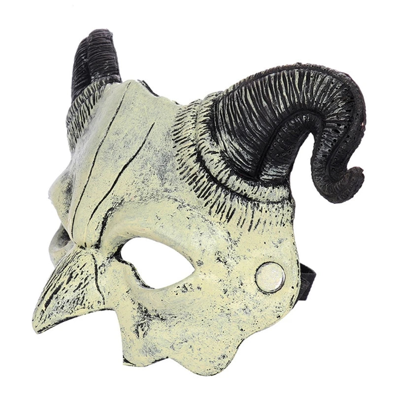 Demi-masque Diable avec corne