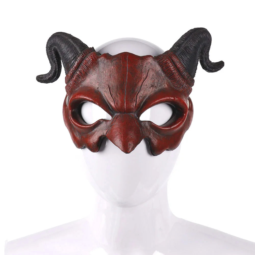 Demi-masque Diable rouge