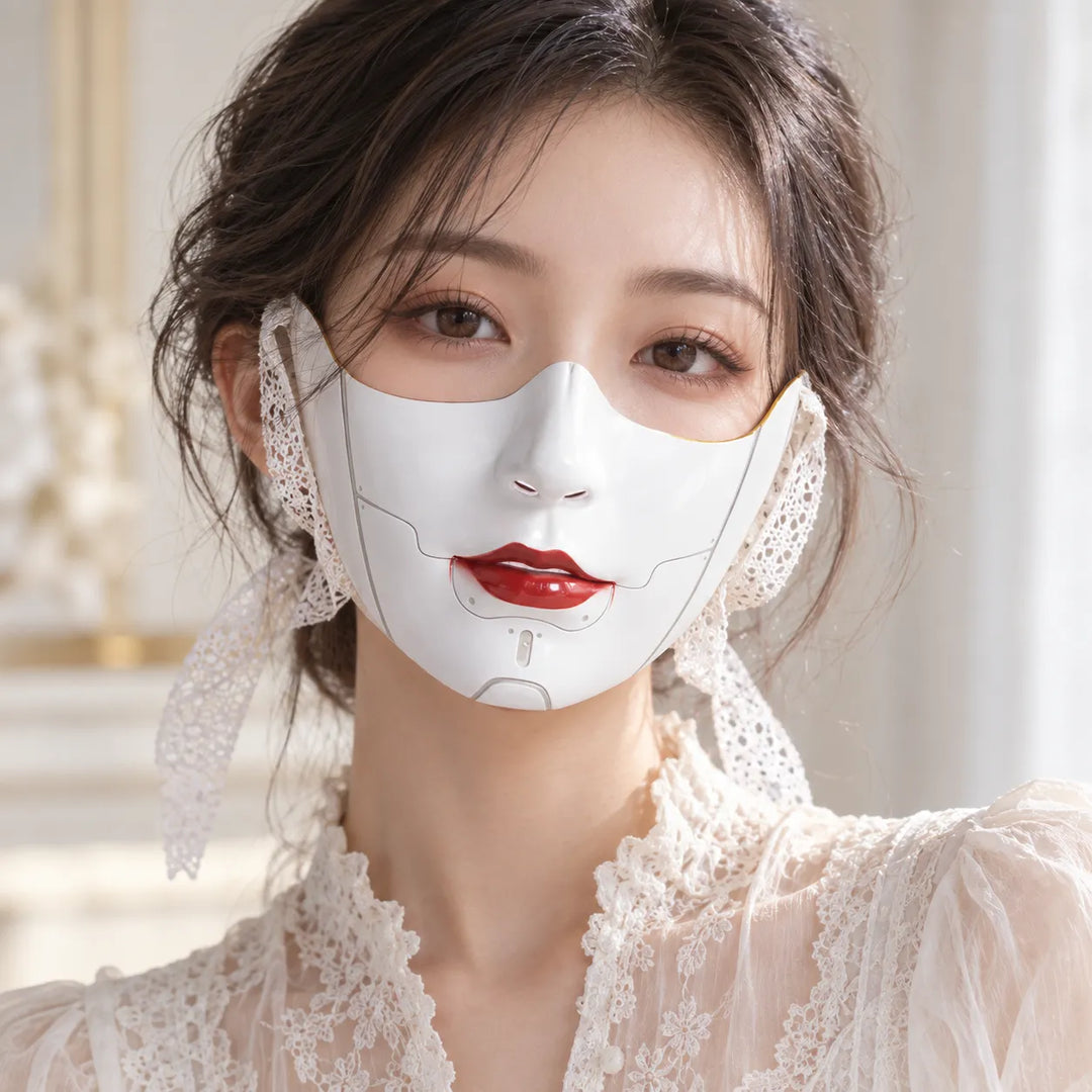 Demi-masque Japonais Visage Femme Beau