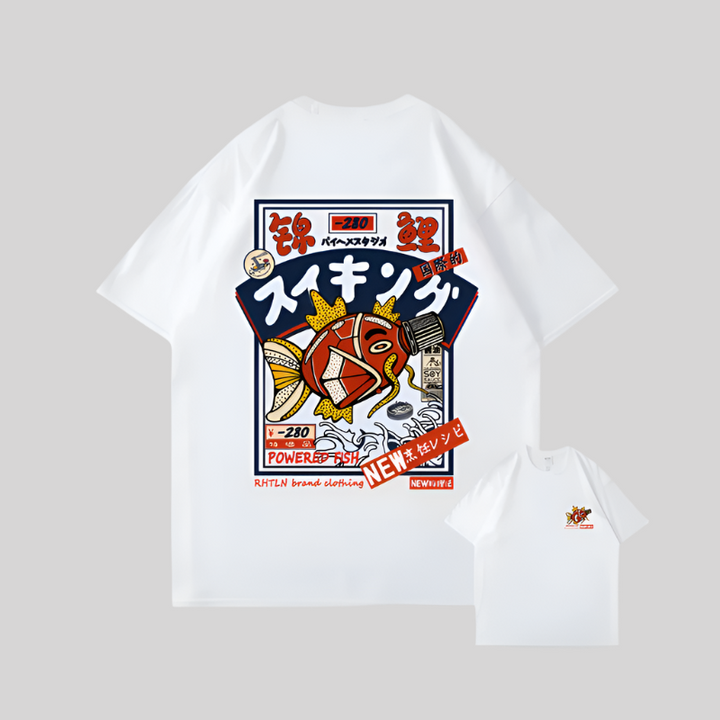 T-shirt japonais Koi streetwear