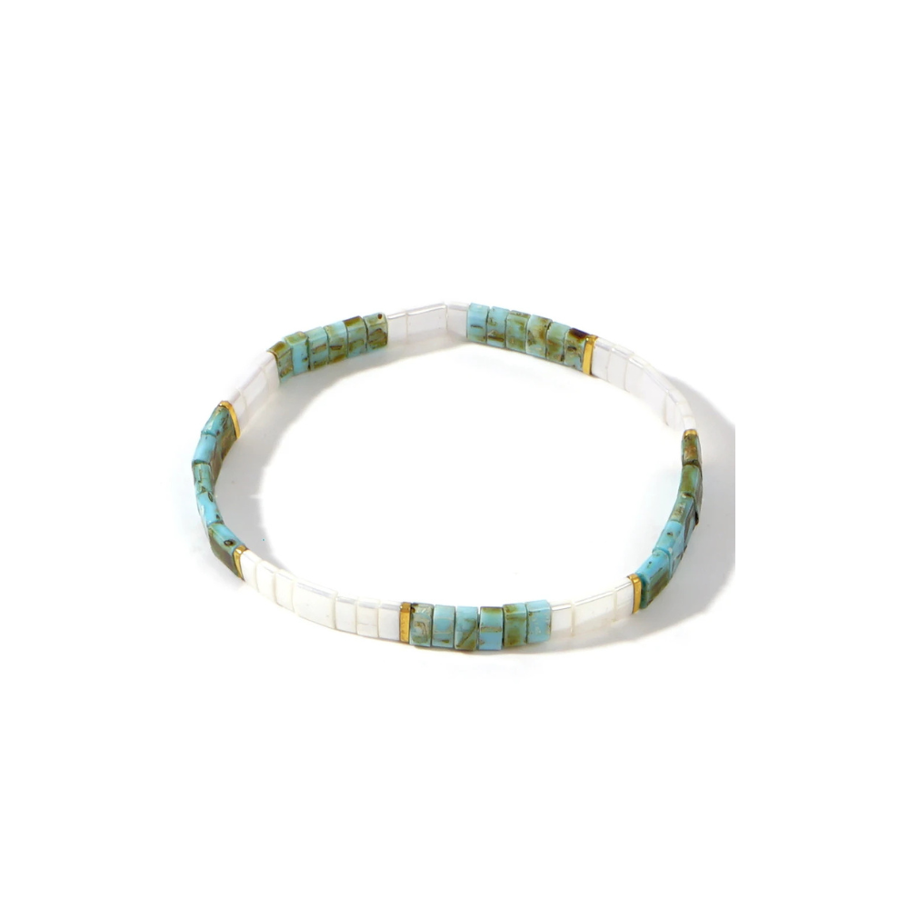 Miyuki Tila Glasperlenarmband 