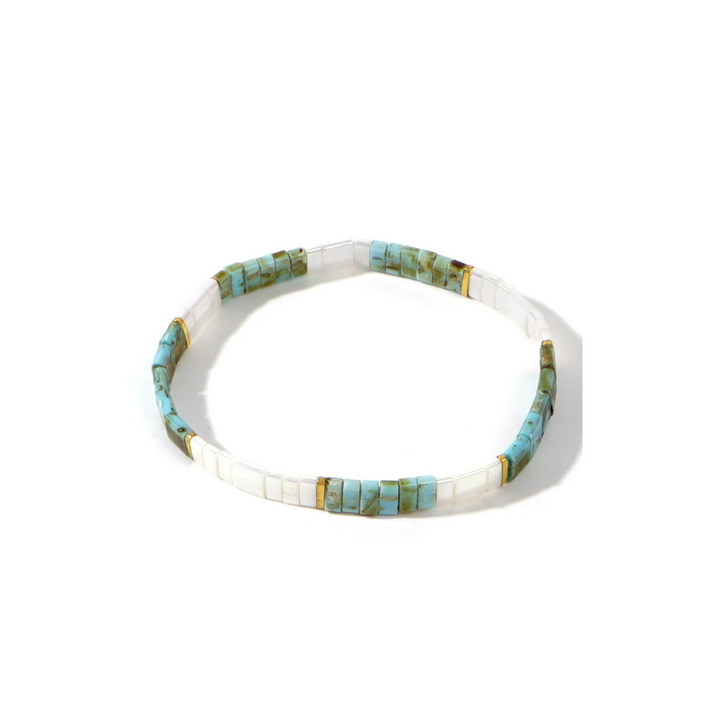 Miyuki Tila Glasperlenarmband 