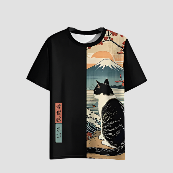 T-shirt Paysage Japonais