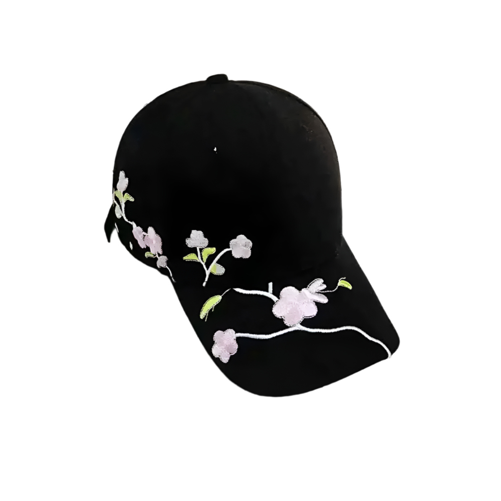 Mütze mit japanischem Blumenmuster