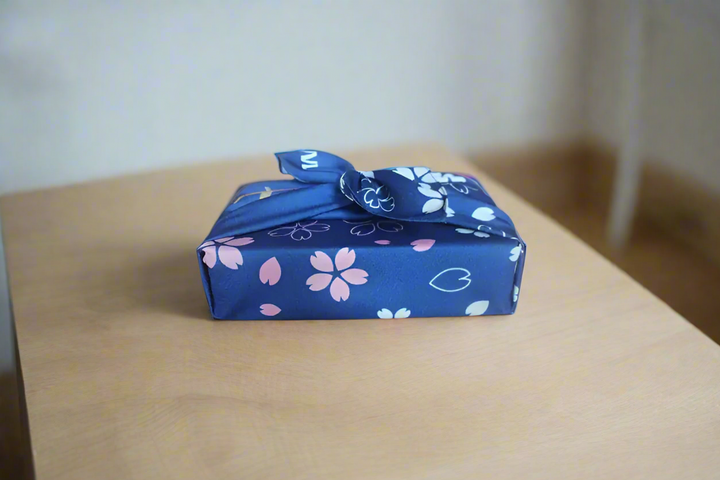 Emballage Furoshiki Bleu