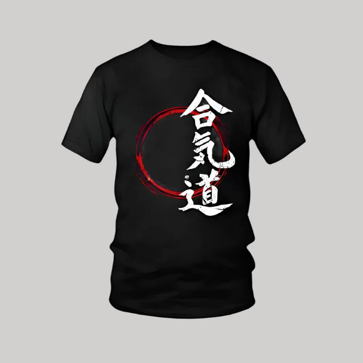 T-Shirt mit japanischer Schrift