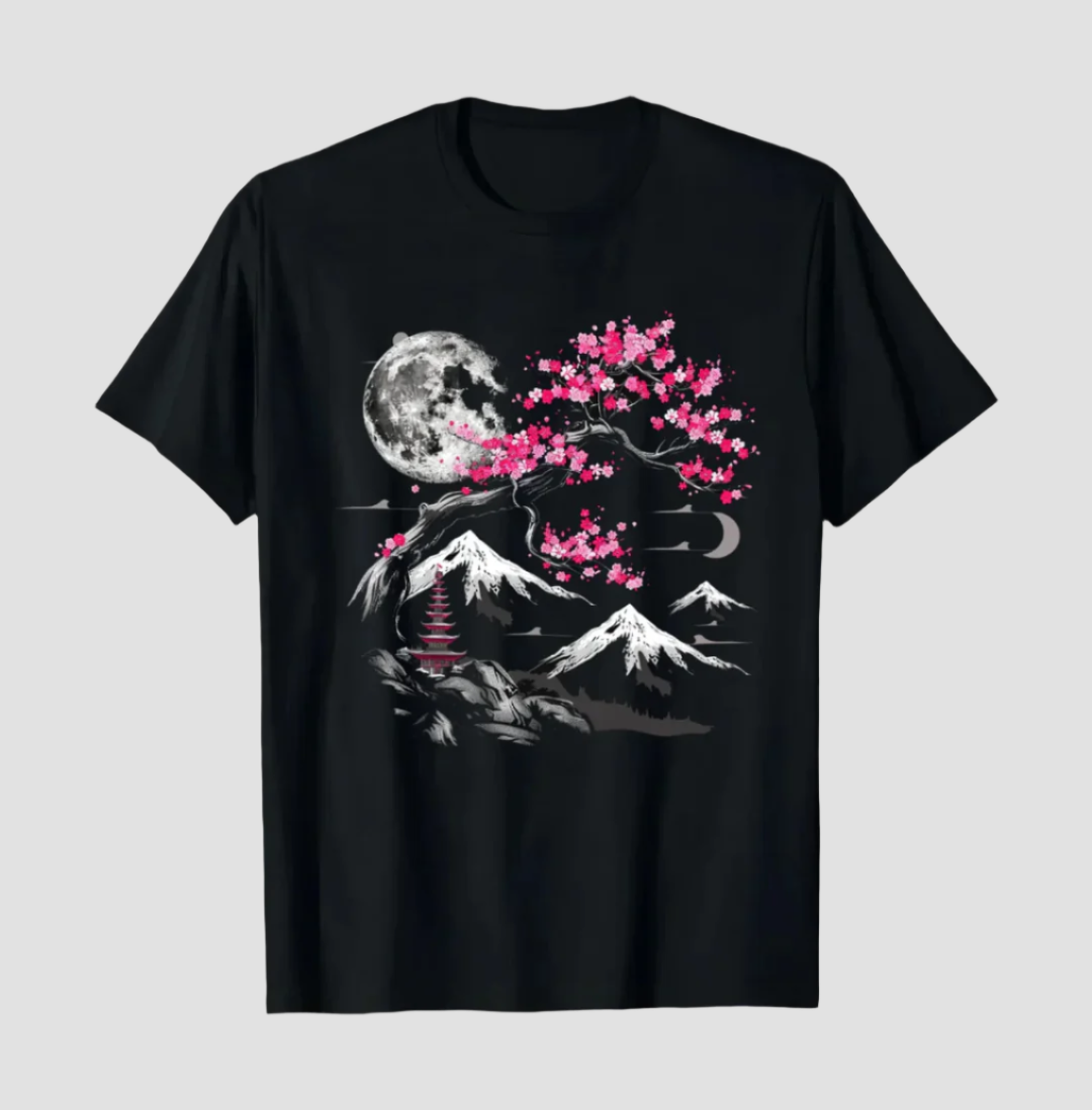 T-shirt Japonais Sakura