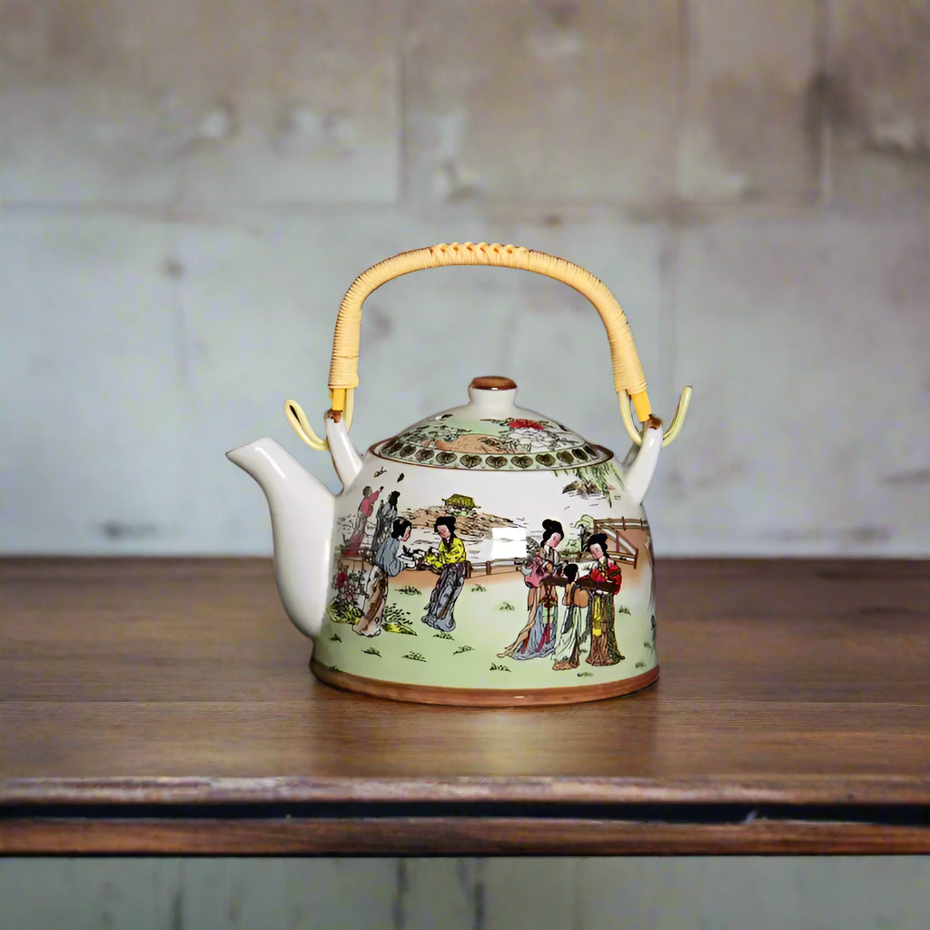 Théière Japonaise à Motifs Traditionnels