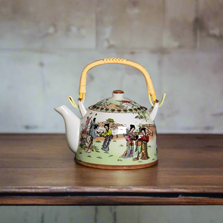 Théière Japonaise à Motifs Traditionnels