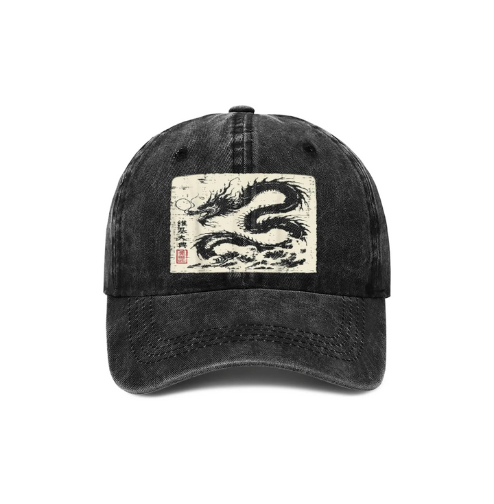 Klassische japanische Drachenkappe