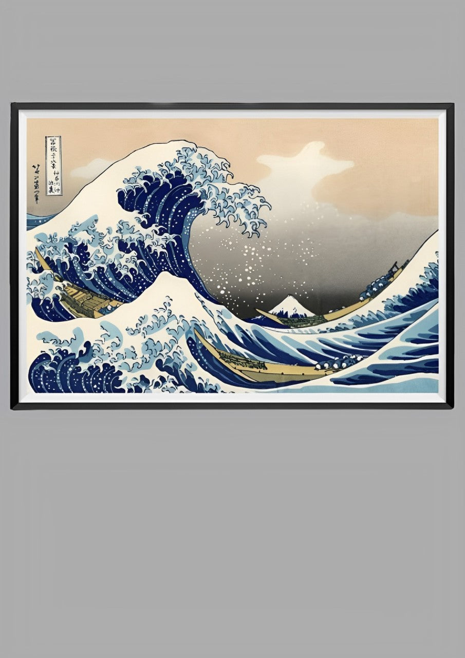 Tableau Vague Kanagawa traditionnel