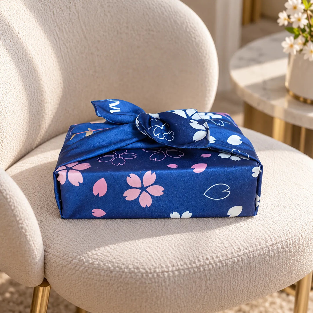 Emballage Furoshiki Bleu Unique