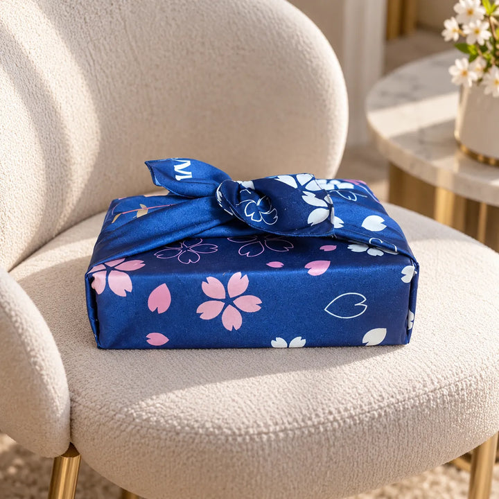 Emballage Furoshiki Bleu Unique