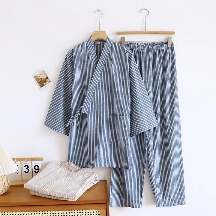 Ensemble Jinbei Pantalon Rayé