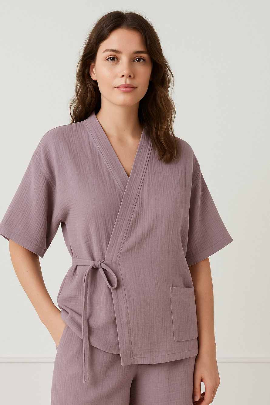 Ensemble de Pyjama Léger Style Japonais