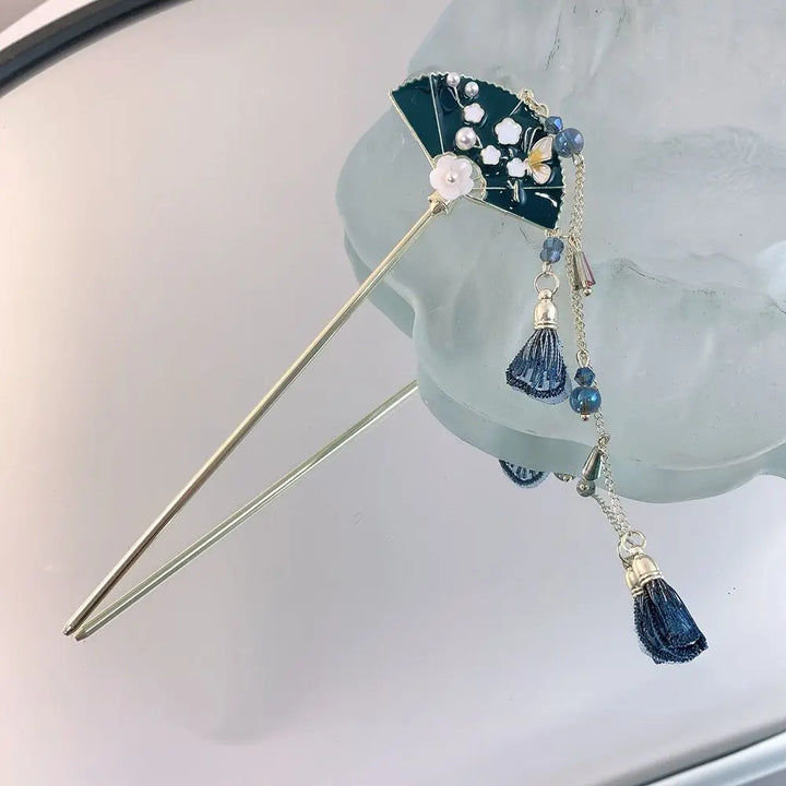 Epingle à Cheveux Japonaise Eventail