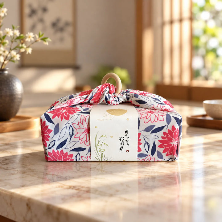 Furoshiki Cadeau à Feuillages