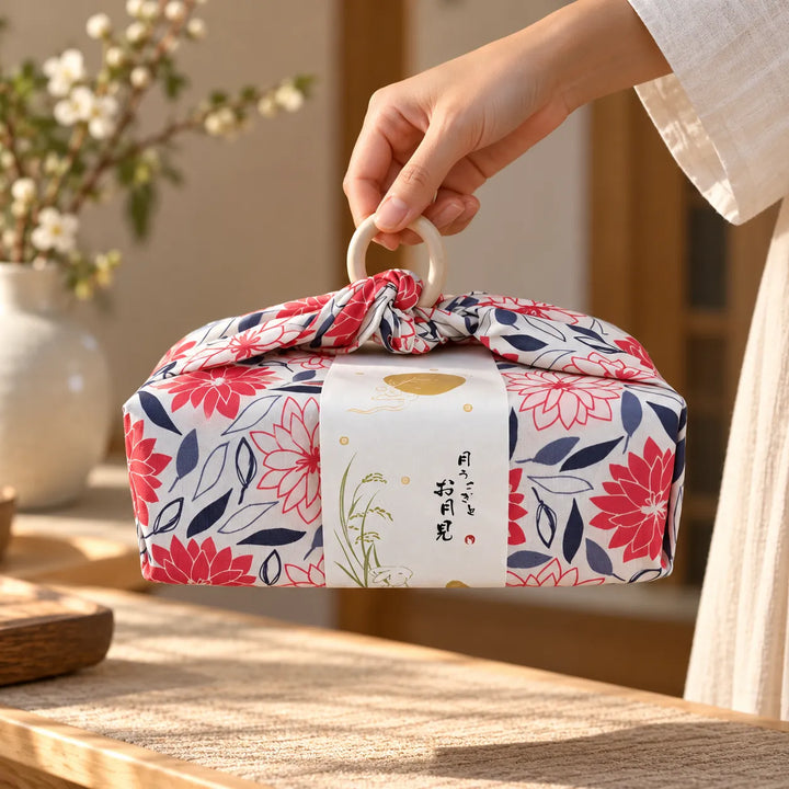 Furoshiki Cadeau à Feuillages Pratique