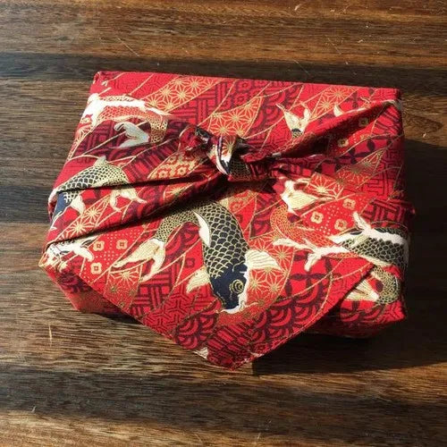Furoshiki Carpe Koi Rouge