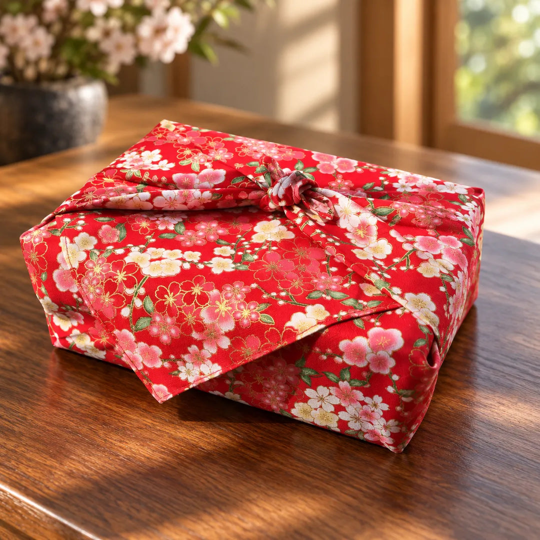 Furoshiki Japonais Fleurs