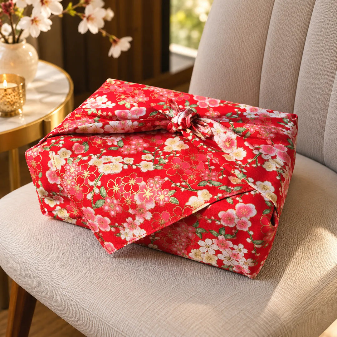 Furoshiki Japonais Fleurs Beau