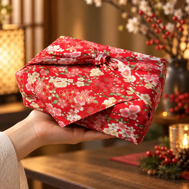 Furoshiki Japonais Fleurs Chic