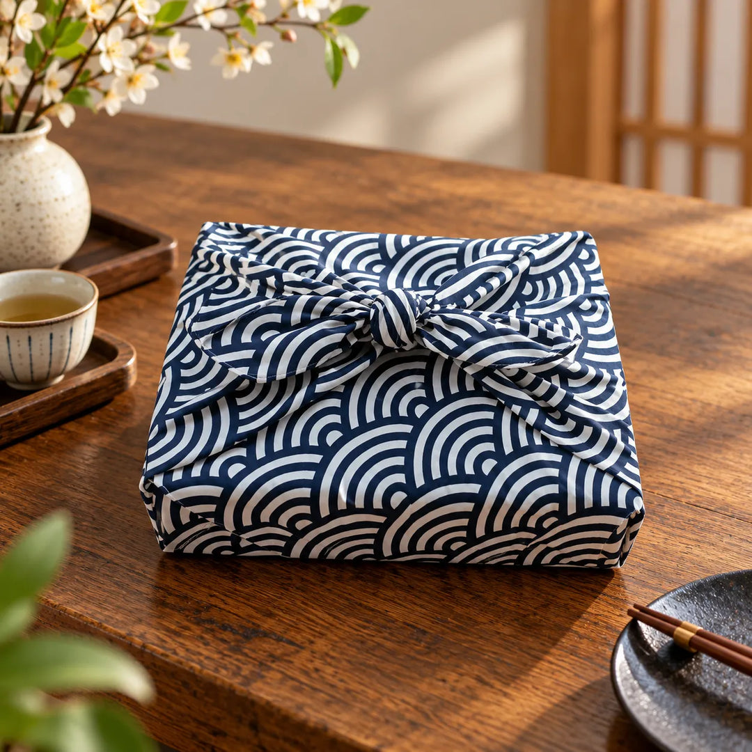 Furoshiki Réutilisable Vagues
