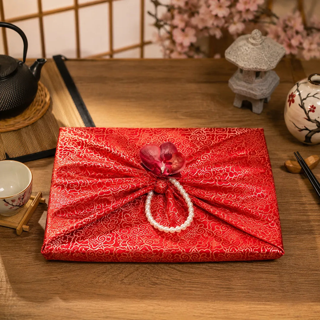 Furoshiki Rouge Jacquard Chic