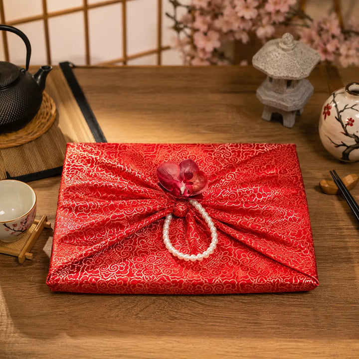 Furoshiki Rouge Jacquard Chic