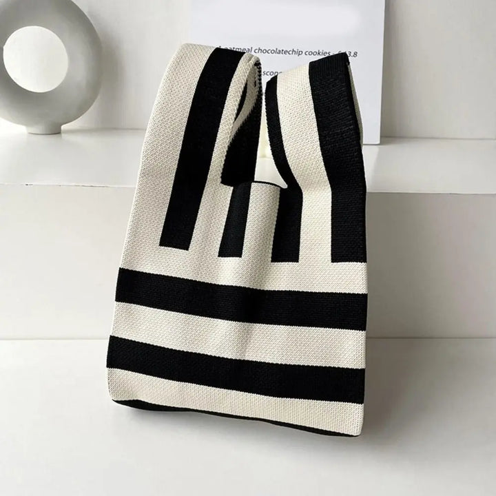 Furoshiki Sac à Main Noir & Blanc