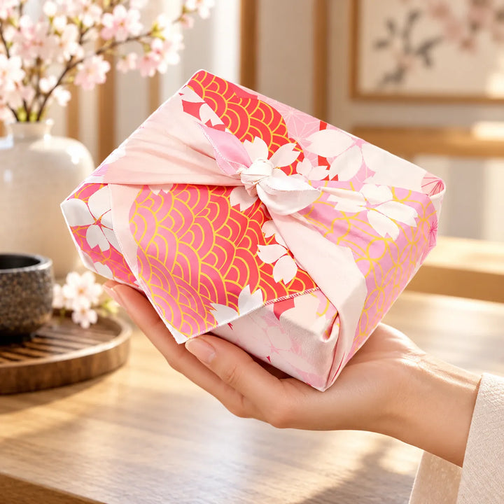 Furoshiki Sakura fleurs de cerisier Unique