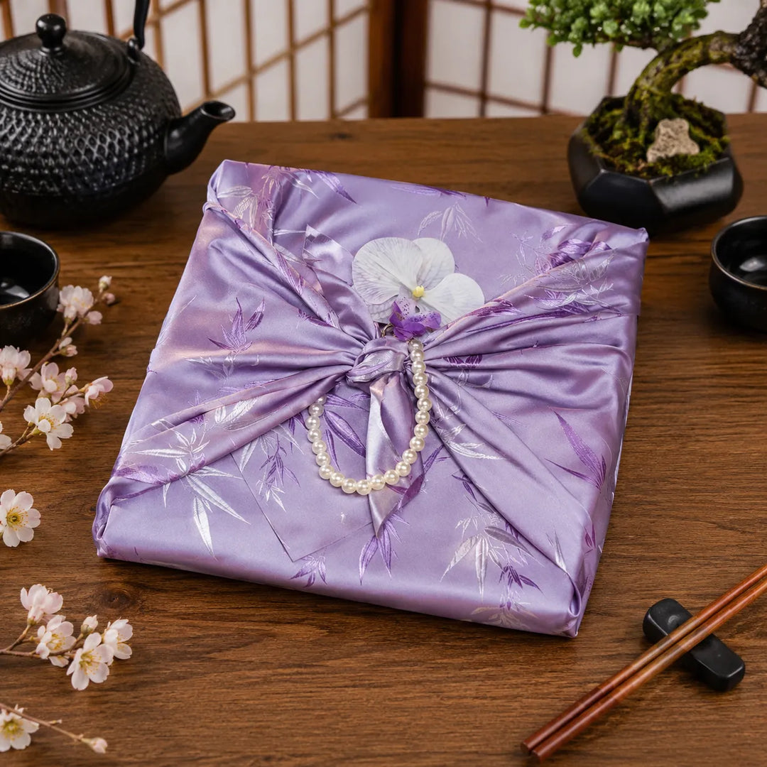 Furoshiki Violet Bambou
