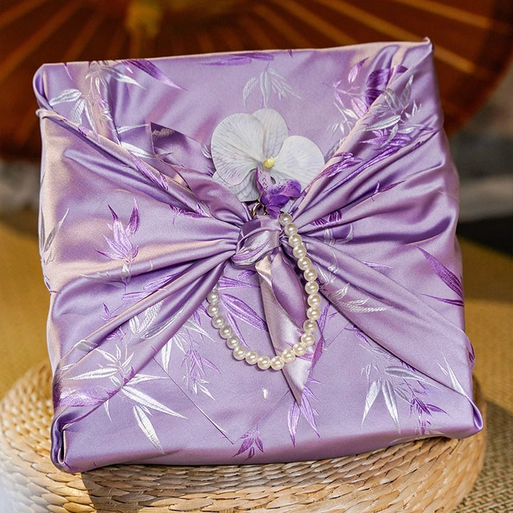 Furoshiki Violet Bambou Chic