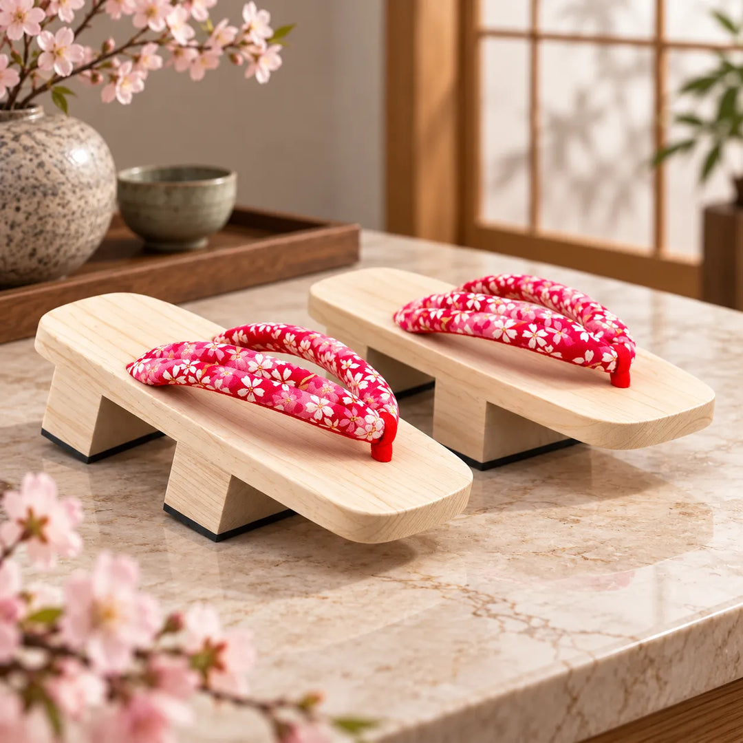 Geta Femme Sakura Rouge