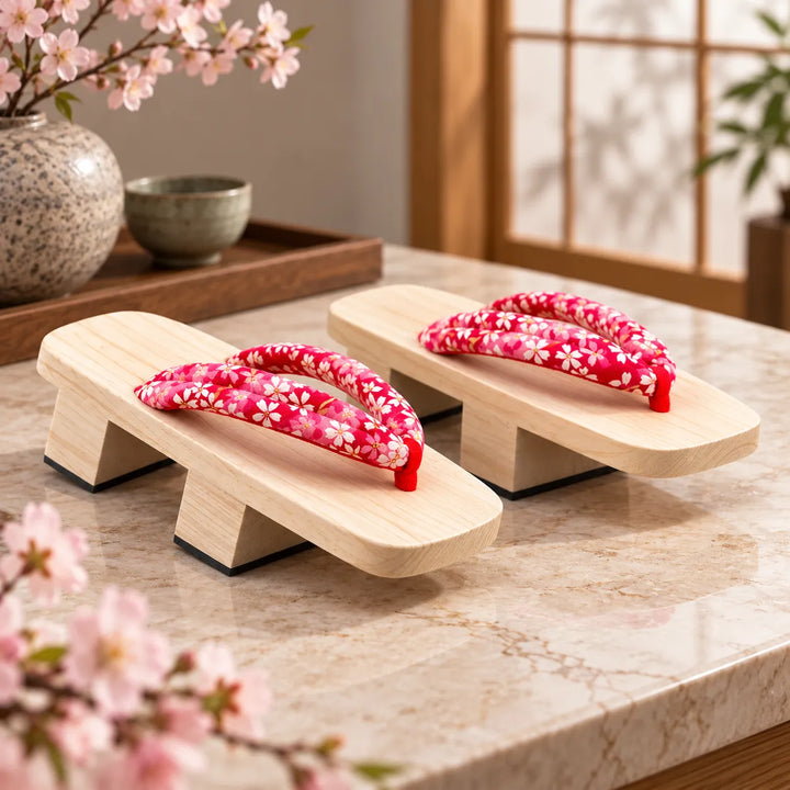Geta Femme Sakura Rouge