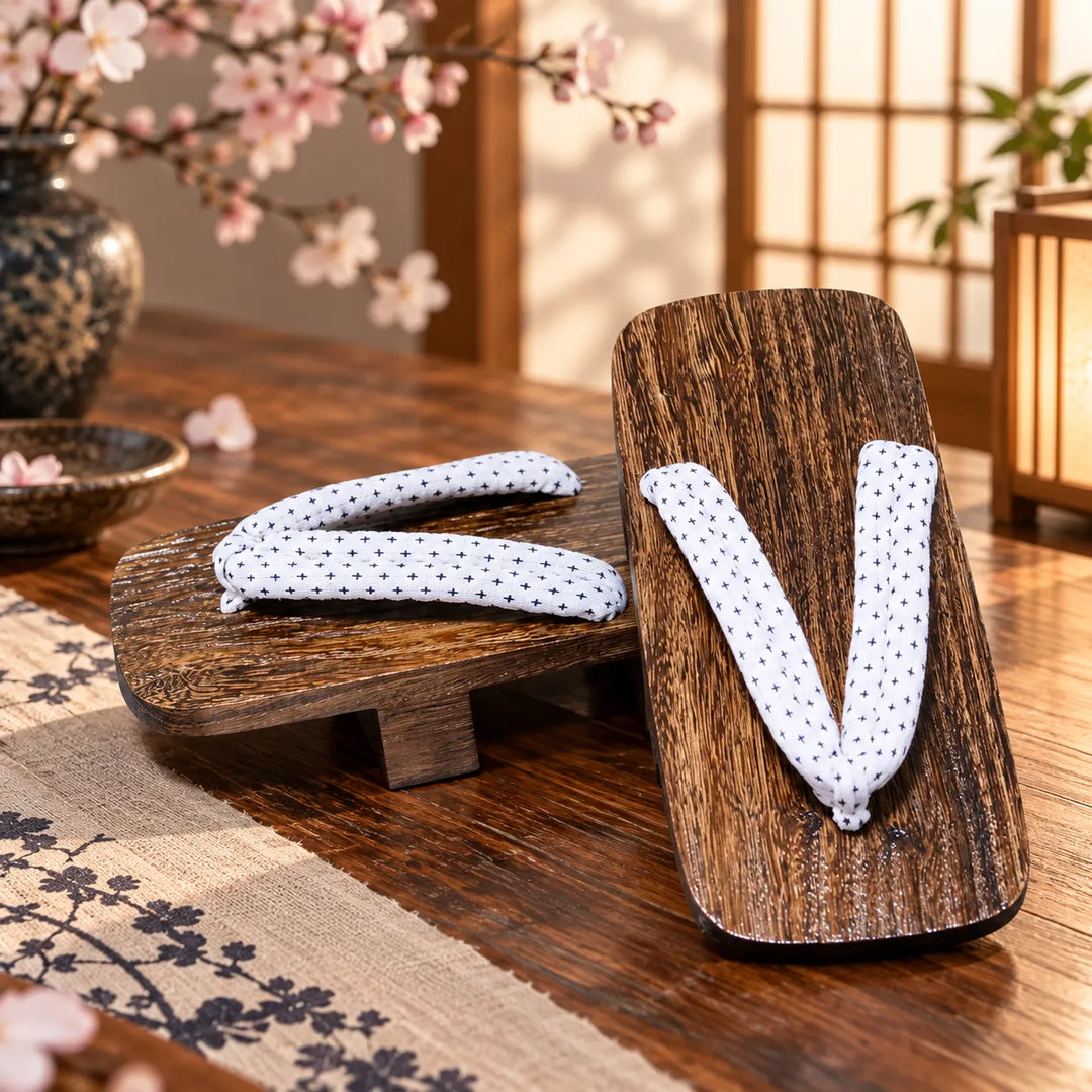 Geta Japonaise Confortable Blanc