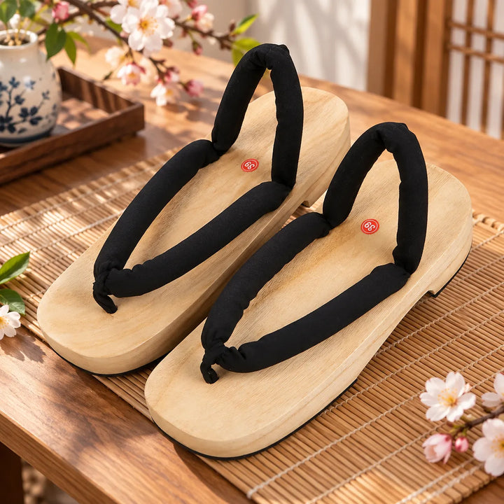Geta Japonaise Design Noire