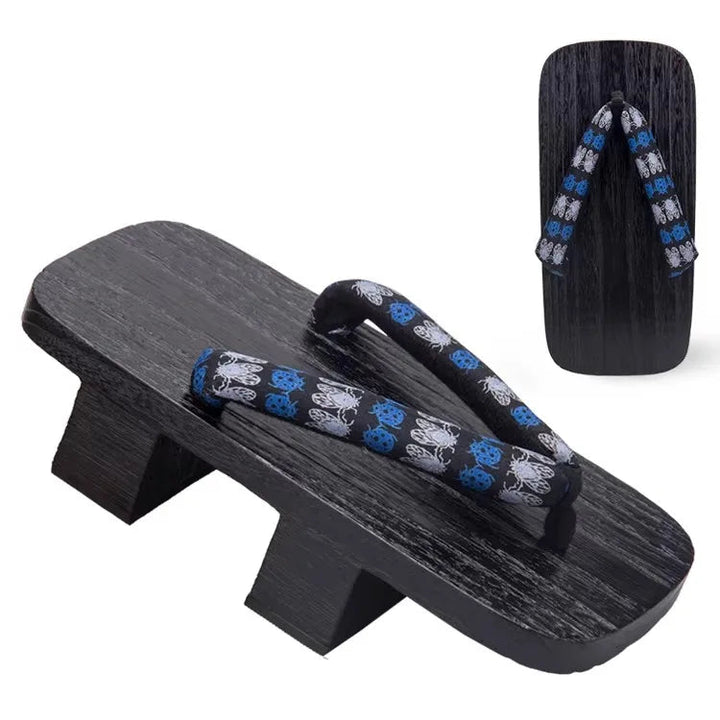 Geta Japonaise à Double Talon Confortable