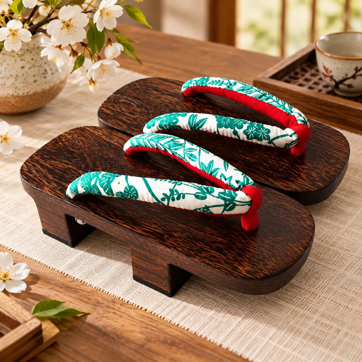 Geta Japonaise à Feuillages Belle