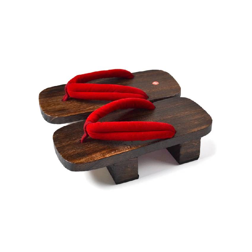 Geta Japonaise Homme Rouge