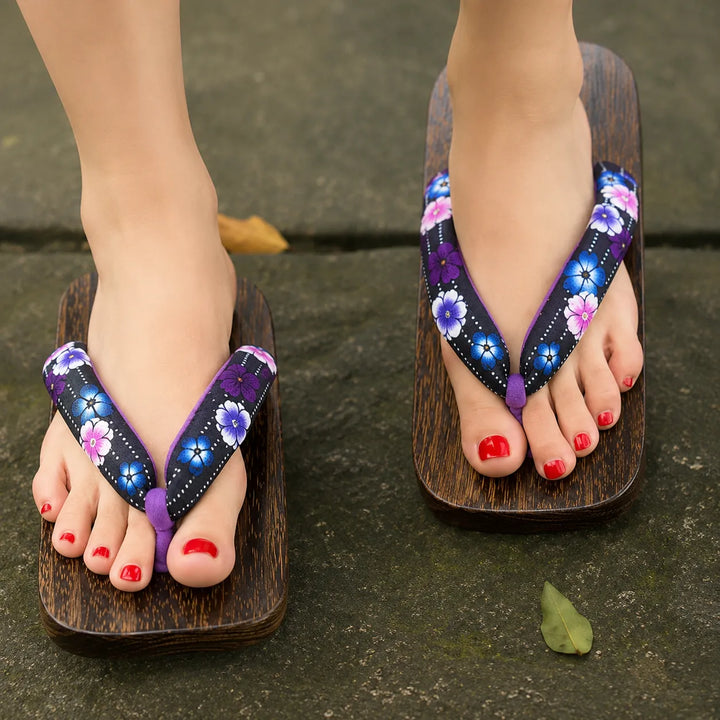 Geta Japonaise Originale Violet